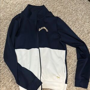 PINK Victoria's Secret Navy and White Jacket
